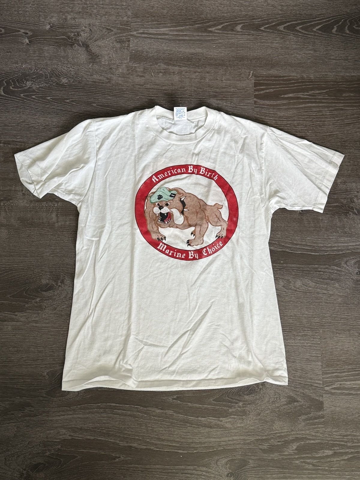 Jerzees × Vintage Single stitch Marine Corps tee Size US L / EU 52-54 / 3 - 1 Thumbnail