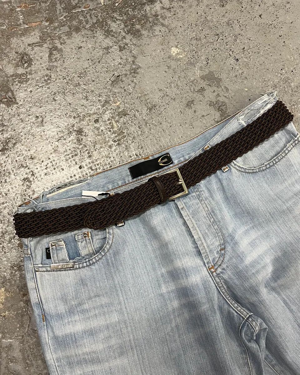 Prada Prada Brown Woven Elastic Belt Braided Size ONE SIZE - 1 Thumbnail