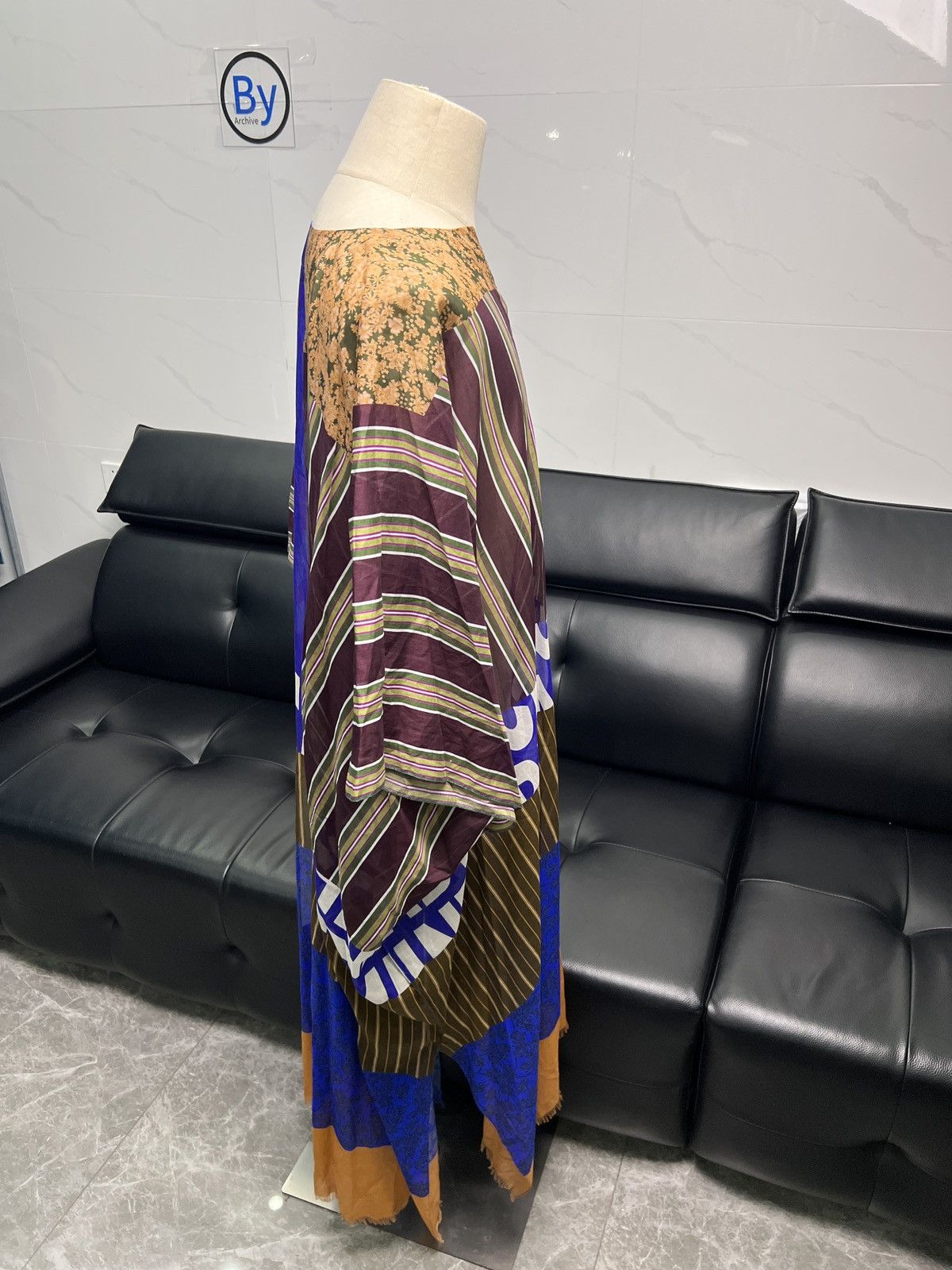 Dries Van Noten Dries Van Noten SS23 Patchwork Print Kaftan Dress Size ONE SIZE - 10 Thumbnail