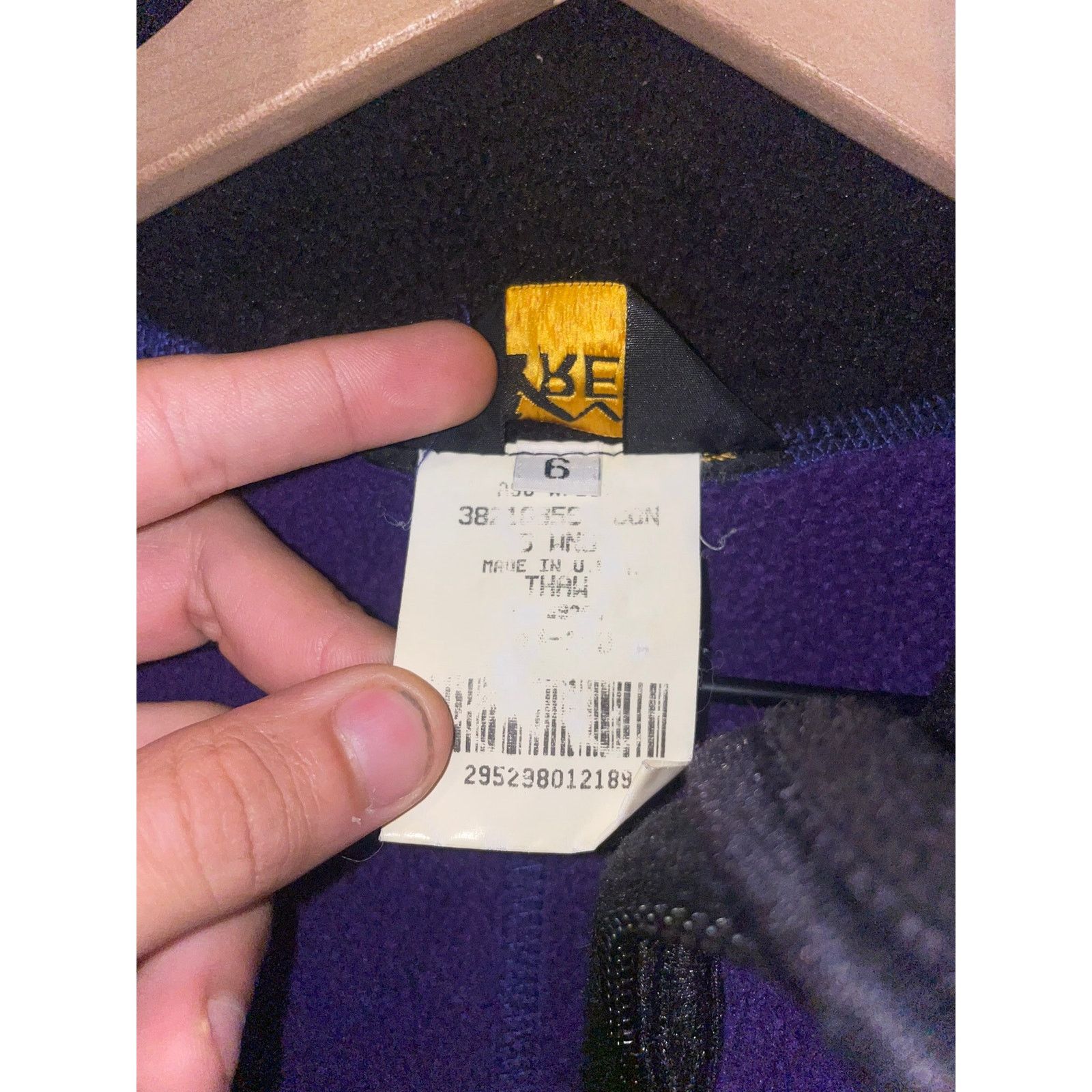 Rei Womens REI Fleece Jacket Vintage Outdoor Purple Sweatshirt 6 Size M / US 6-8 / IT 42-44 - 7 Thumbnail
