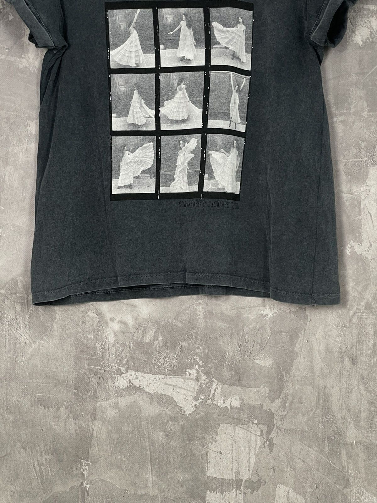 Allsaints Woman’s Allsaints Abstract Graphic Y2K Factory Faded T-Shirt Size M / US 6-8 / IT 42-44 - 5 Thumbnail