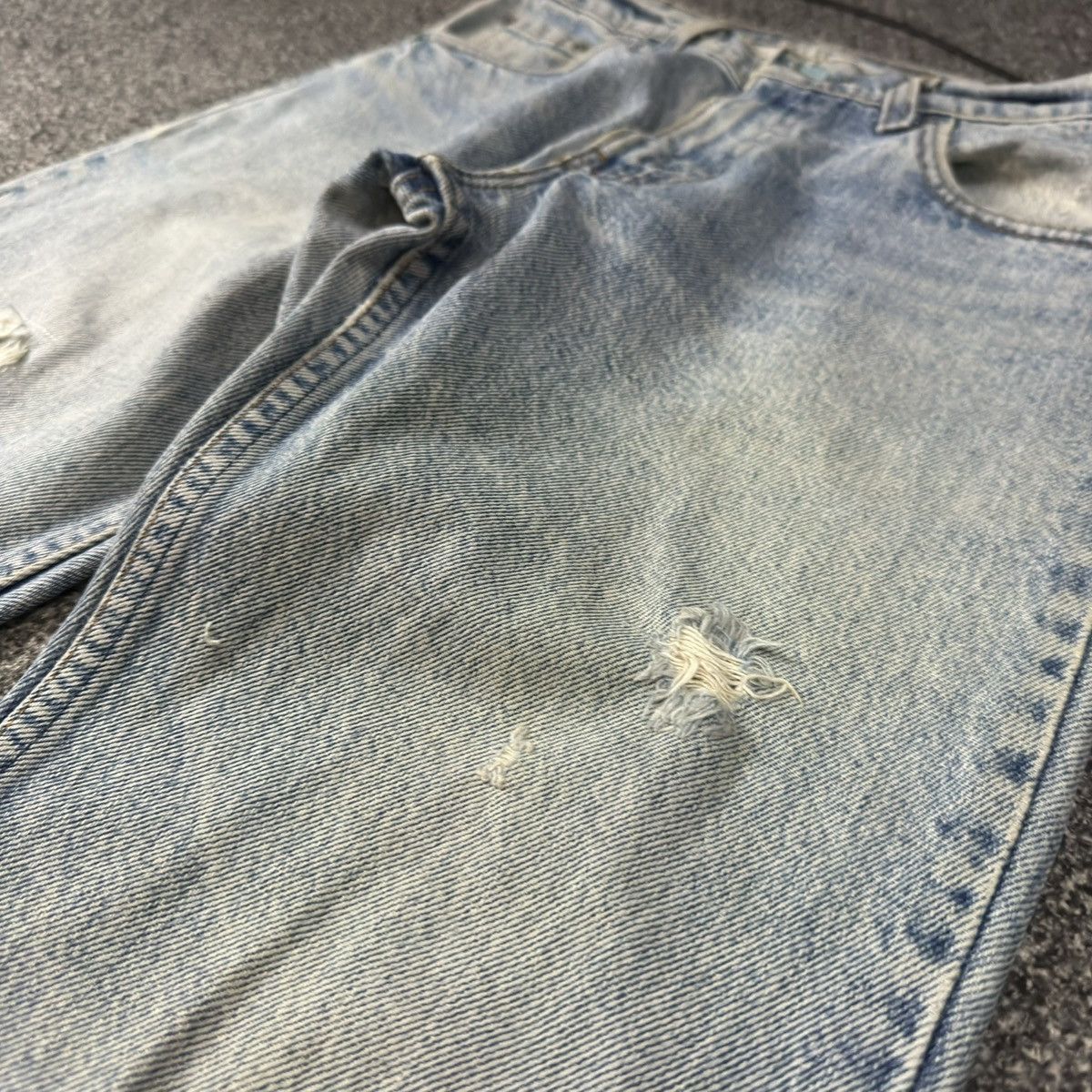 Levi's Vintage 90s Levis 505 Acid Washed Denim Made in Usa W27 Size US 27 - 5 Thumbnail