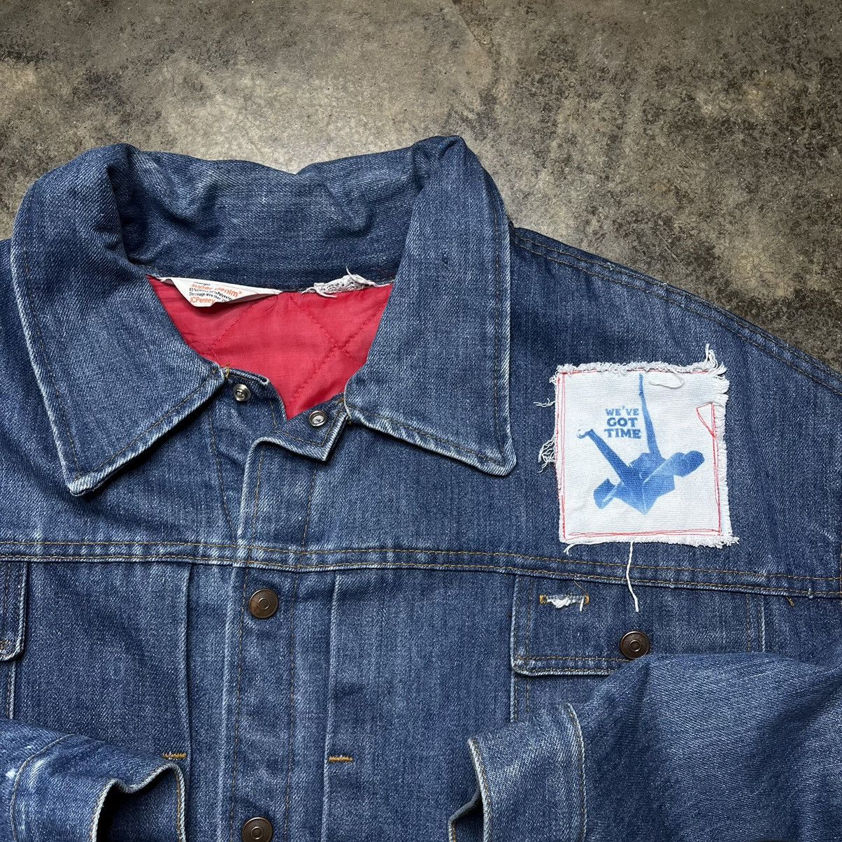 Vintage vintage 70s 80s denim jcpenney trippy art jacket Size US XL / EU 56 / 4 - 5 Thumbnail