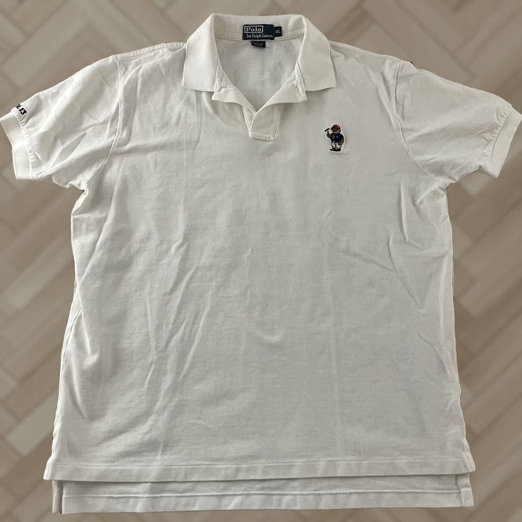 Polo Ralph Lauren VINTAGE Polo Ralph Lauren Bear Short Sleeve Shirt XL White Mens Polo Ralph Lauren Bear Short Sleeve Shirt XL White Mens Size US XL / EU 56 / 4 - 1 Thumbnail