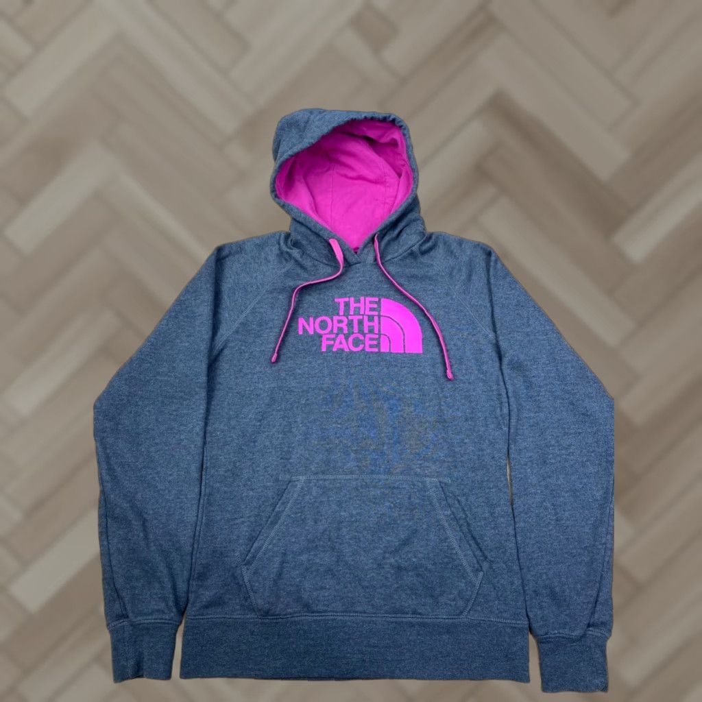 The North Face VINTAGE The North Face Hoodie Womens Gray M Outdoor Hiking Casual Pullover Long Sleeve Regular 5590 Mens or Womens Size M / US 6-8 / IT 42-44 - 1 Thumbnail