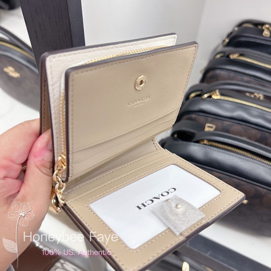Coach Snap Wallet With Floral Print CZ603 Size ONE SIZE - 4 Thumbnail