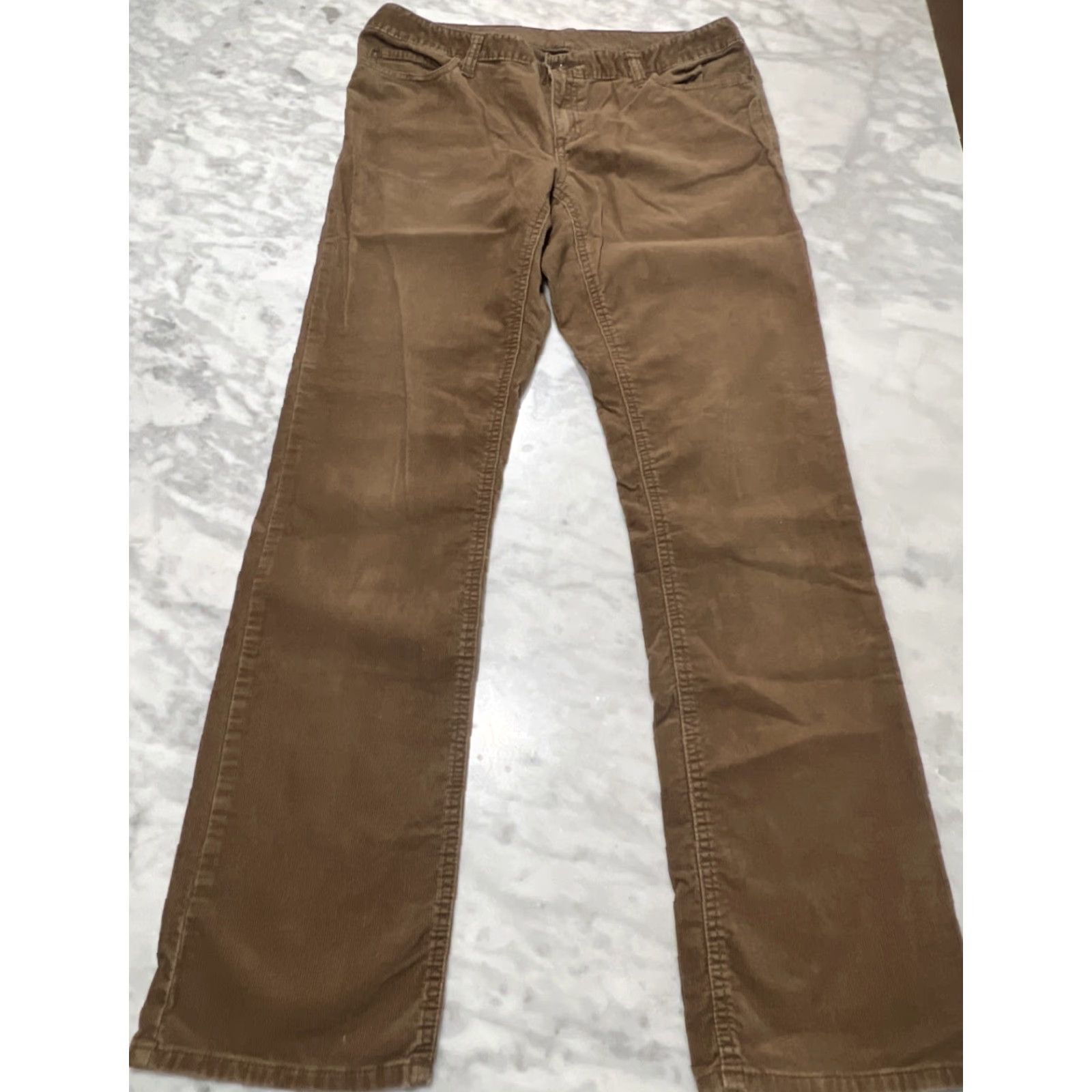 Eddie Bauer Eddie Bauer Corduroy Pants Women’s 10 Modern Fit Slim Straight Brown Mid Rise 34 Size 32" / US 10 / IT 46 - 2 Thumbnail