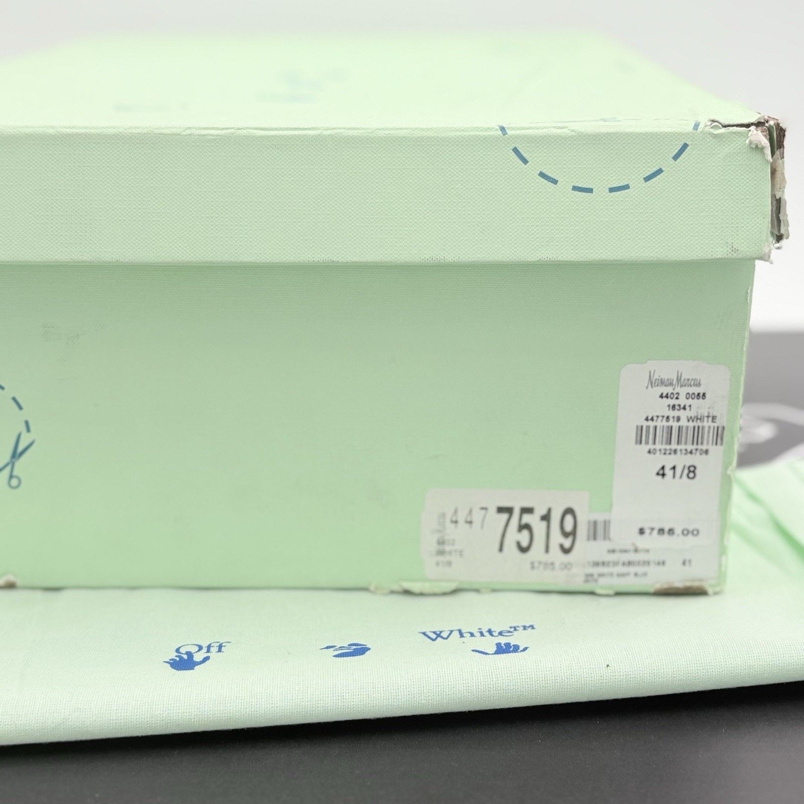 Off-White Off-White ODSY-1000 ' Blue Overdye ' | GREAT CONDITION! Size US 8 / EU 41 - 15 Thumbnail