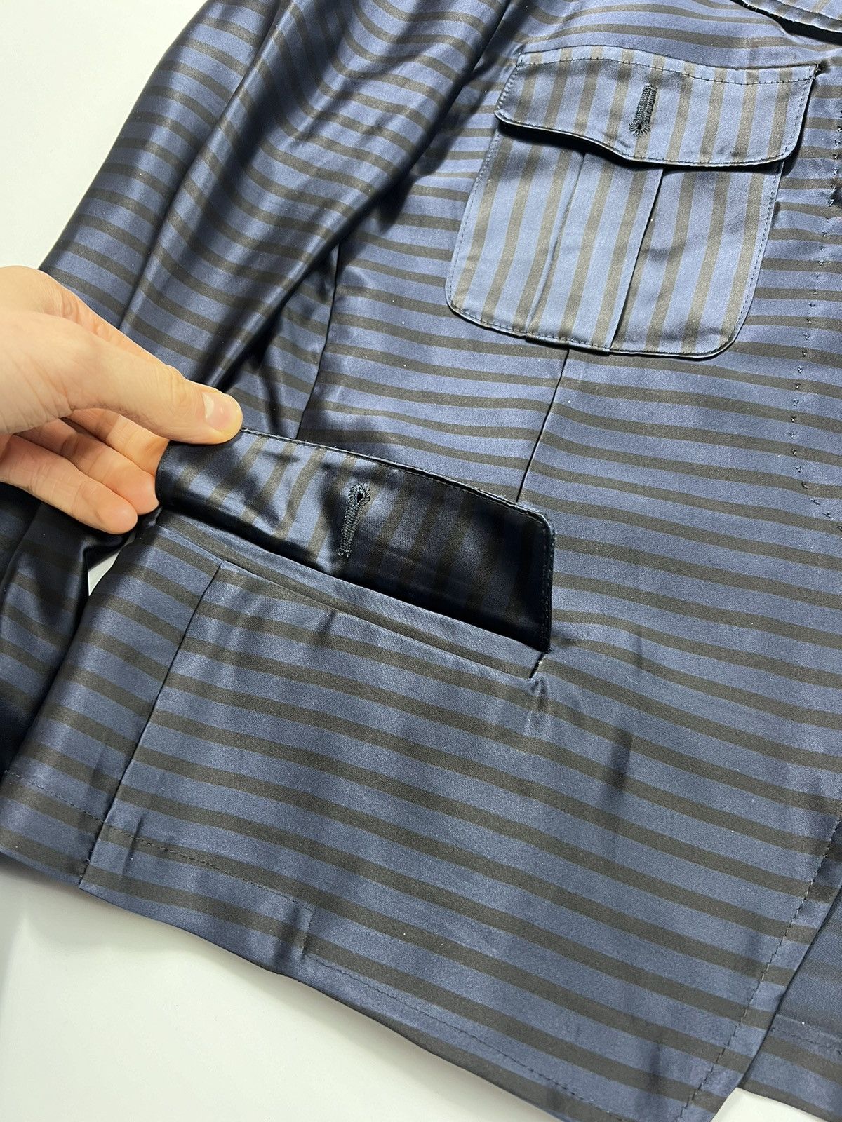Dries Van Noten Dries Van Noten Striped Blazer Size S Size XS / US 0-2 / IT 36-38 - 9 Thumbnail