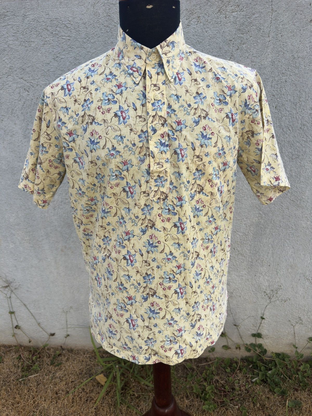Reyn Spooner PreOwned Reyn Spooner Hawaiian Print Yellow Men's M Size US M / EU 48-50 / 2 - 1 Thumbnail