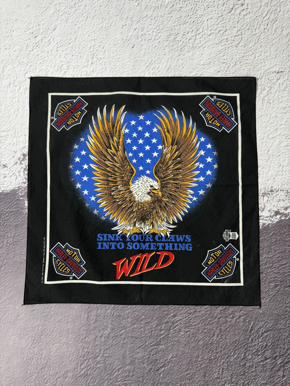 Harley Davidson Harley-Davidson Sink Your Claws Into Something Wild Bandana Size ONE SIZE - 1 Thumbnail