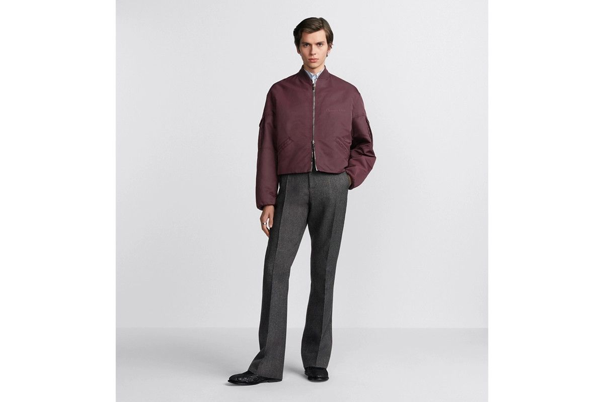 Dior o1bcso1str0226 Couture Bomber Jacket in Purple Size US S / EU 44-46 / 1 - 5 Thumbnail