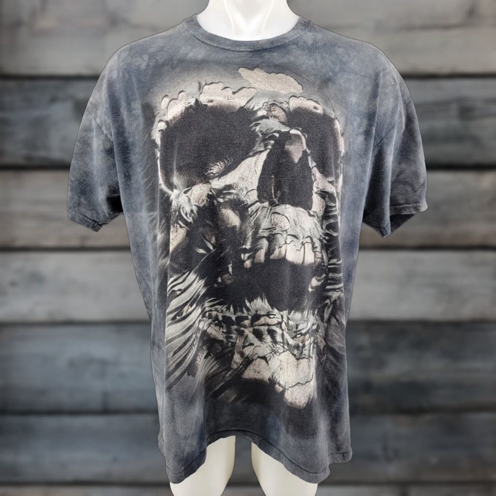 The Mountain The Mountain Skull Breakthrough T-Shirt Adult 2XL Gray Size US XXL / EU 58 / 5 - 1 Thumbnail