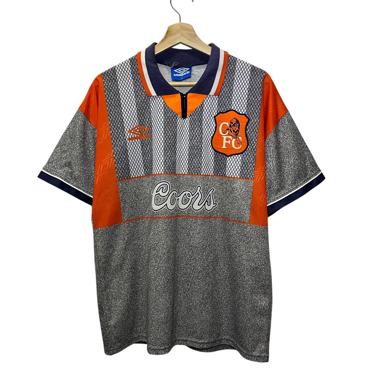 Umbro RARE Vintage Chelsea 1994/95 Away Kit Jersey Size US M / EU 48-50 / 2 - 1 Thumbnail