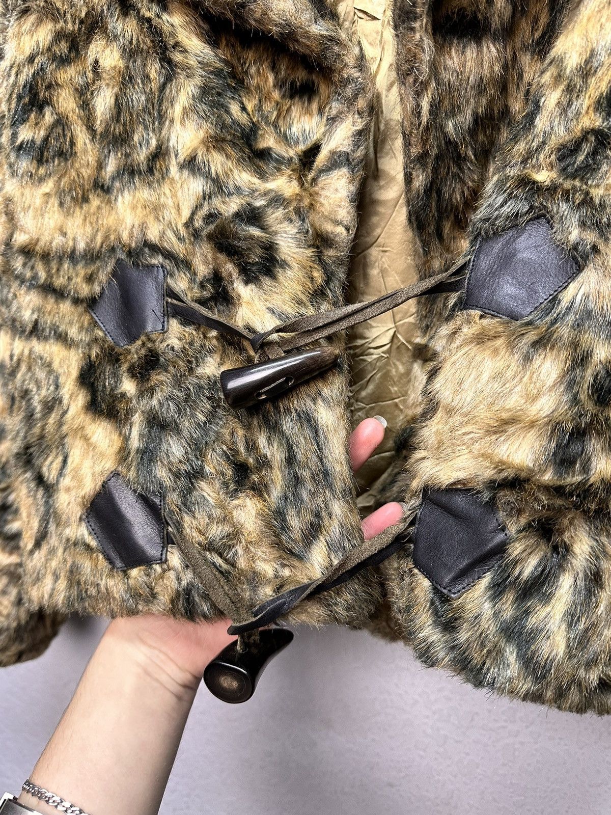 If Six Was Nine LGB Japan faux fur cropped jacket leopard Hysteric Glamour Size M / US 6-8 / IT 42-44 - 7 Thumbnail
