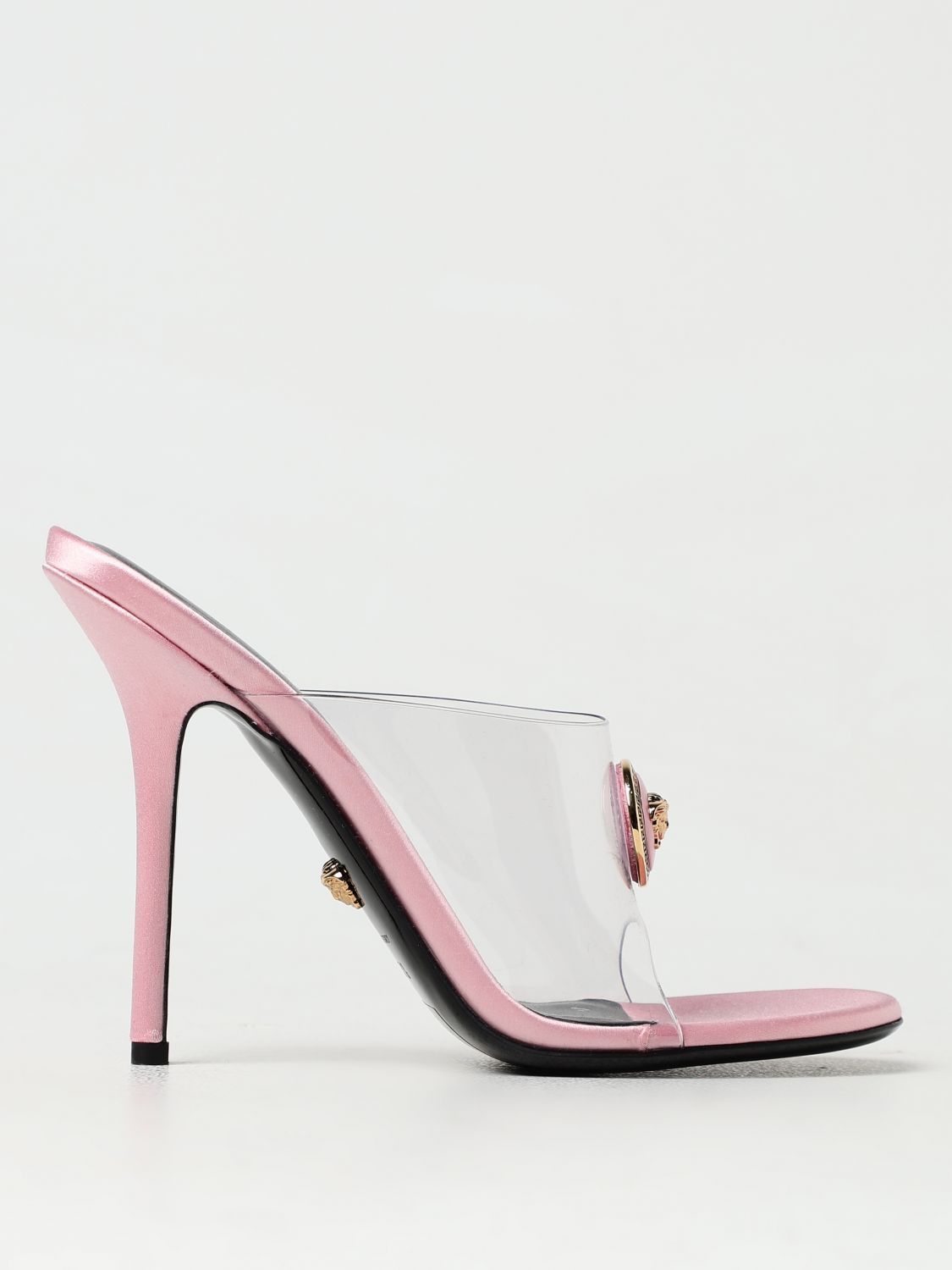 image of Versace Heel Shoesed Sandals Woman Pink, Women's (Size 8)