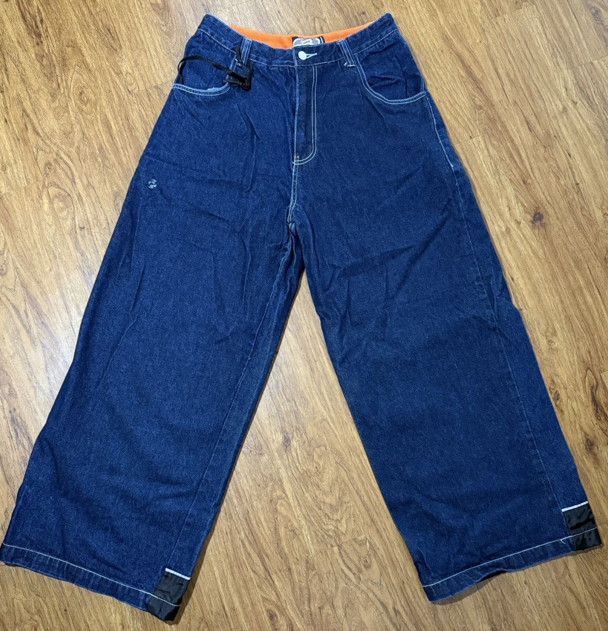 Other Vintage 90’s Y2K Breakdown Denim Baggy Jeans 33 Rave Skate Size US 33 - 3 Thumbnail
