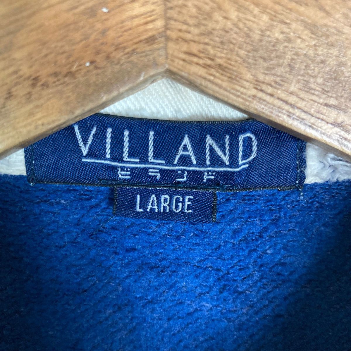 Vintage Vintage Villand Two Tone Stripe Quarter Button Sweatshirt Size US L / EU 52-54 / 3 - 5 Thumbnail