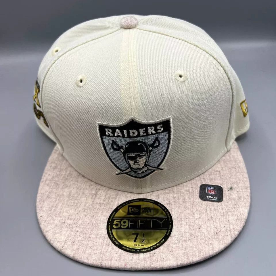 New Era Las Vegas Raiders Hat Men 7 1/2 Superbowl XV 59Fifty New Era Size ONE SIZE - 2 Thumbnail