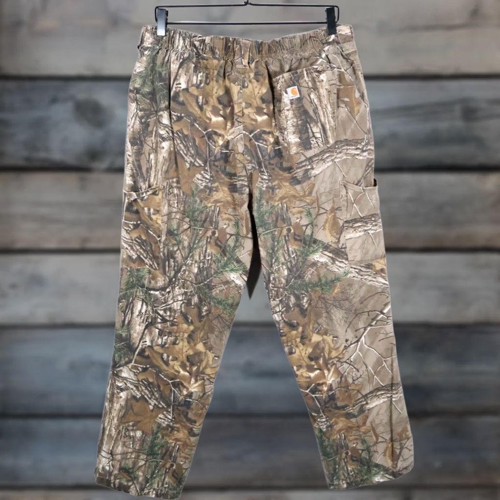 Carhartt VINTAGE Carhartt Utility Scrub Pants Adult XL RealTree Camo Print Camouflage Size US 36 / EU 52 - 1 Thumbnail