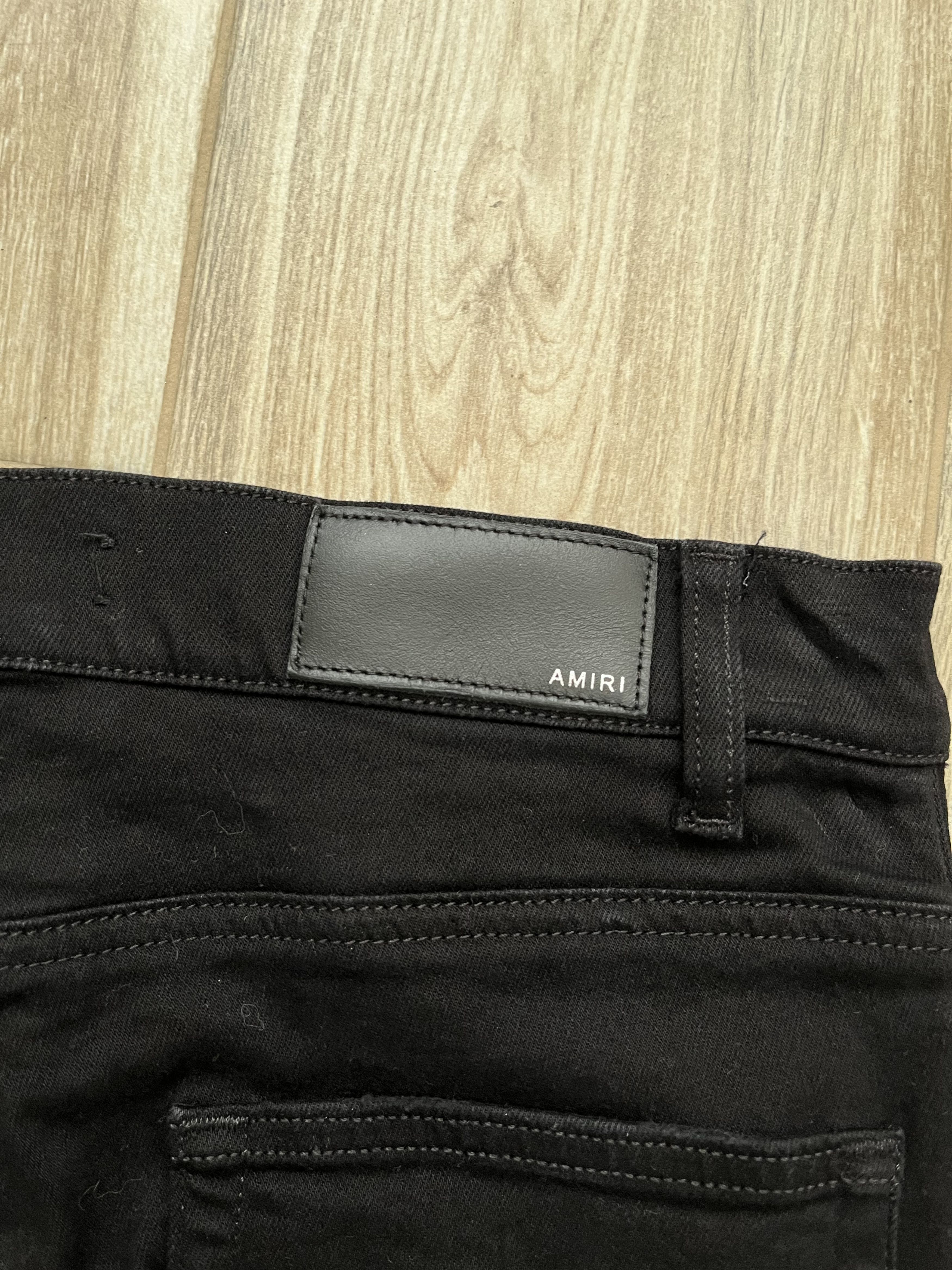 Amiri Amiri checkerboard patchwork jeans Size US 31 - 9 Thumbnail