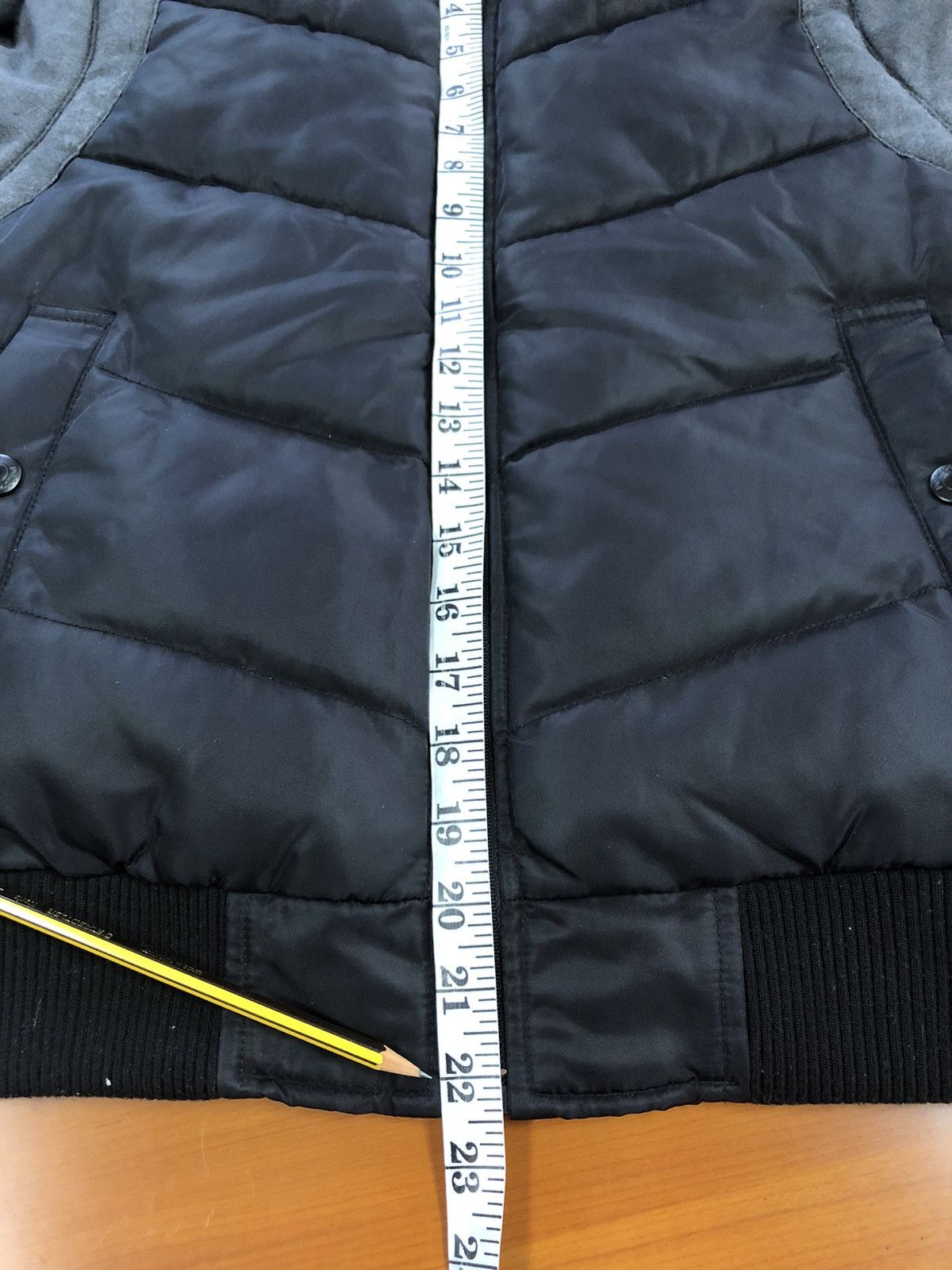 Pancoat Pancoat Puffer Bomber Jacket Black Grey Size XS Size US XS / EU 42 / 0 - 22 Thumbnail