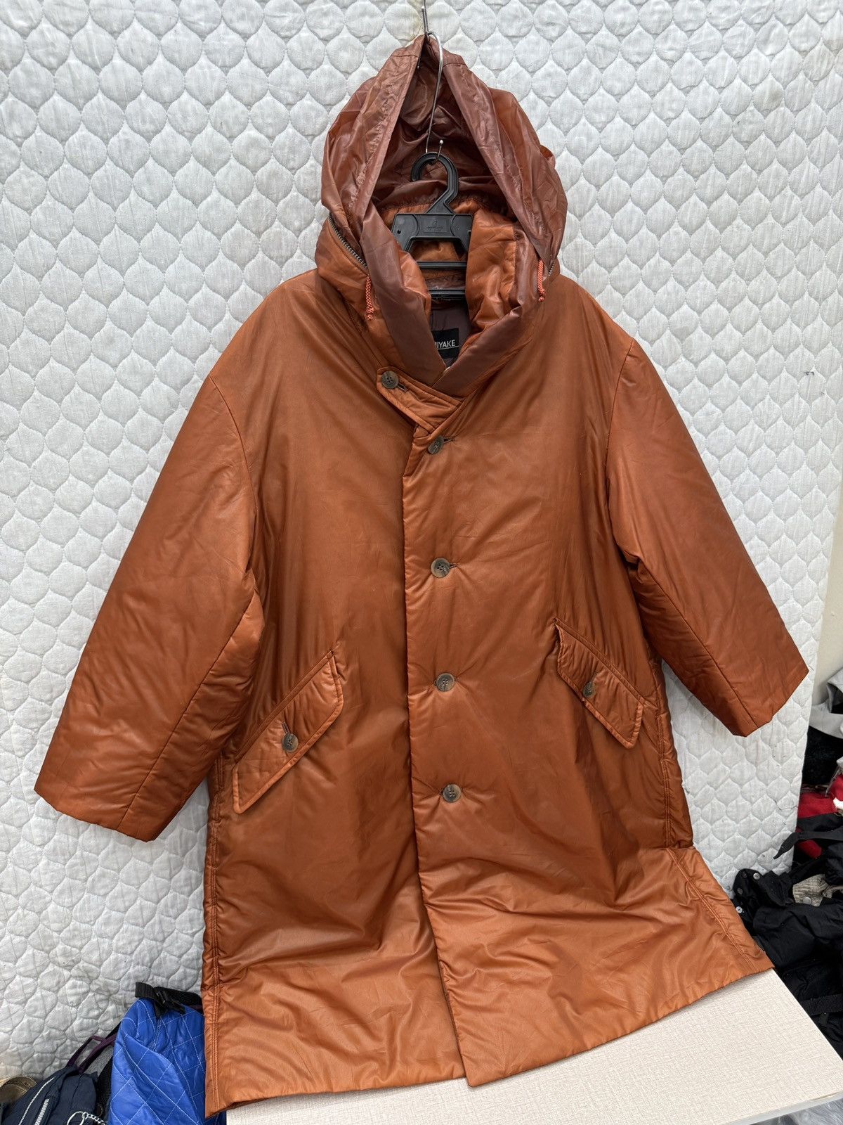 Issey Miyake 🔥🔥🔥ARCHIVE AW94 VTG ISSEY MIYAKE LONG PUFFER HOODIE JACKET Size US M / EU 48-50 / 2 - 2 Thumbnail