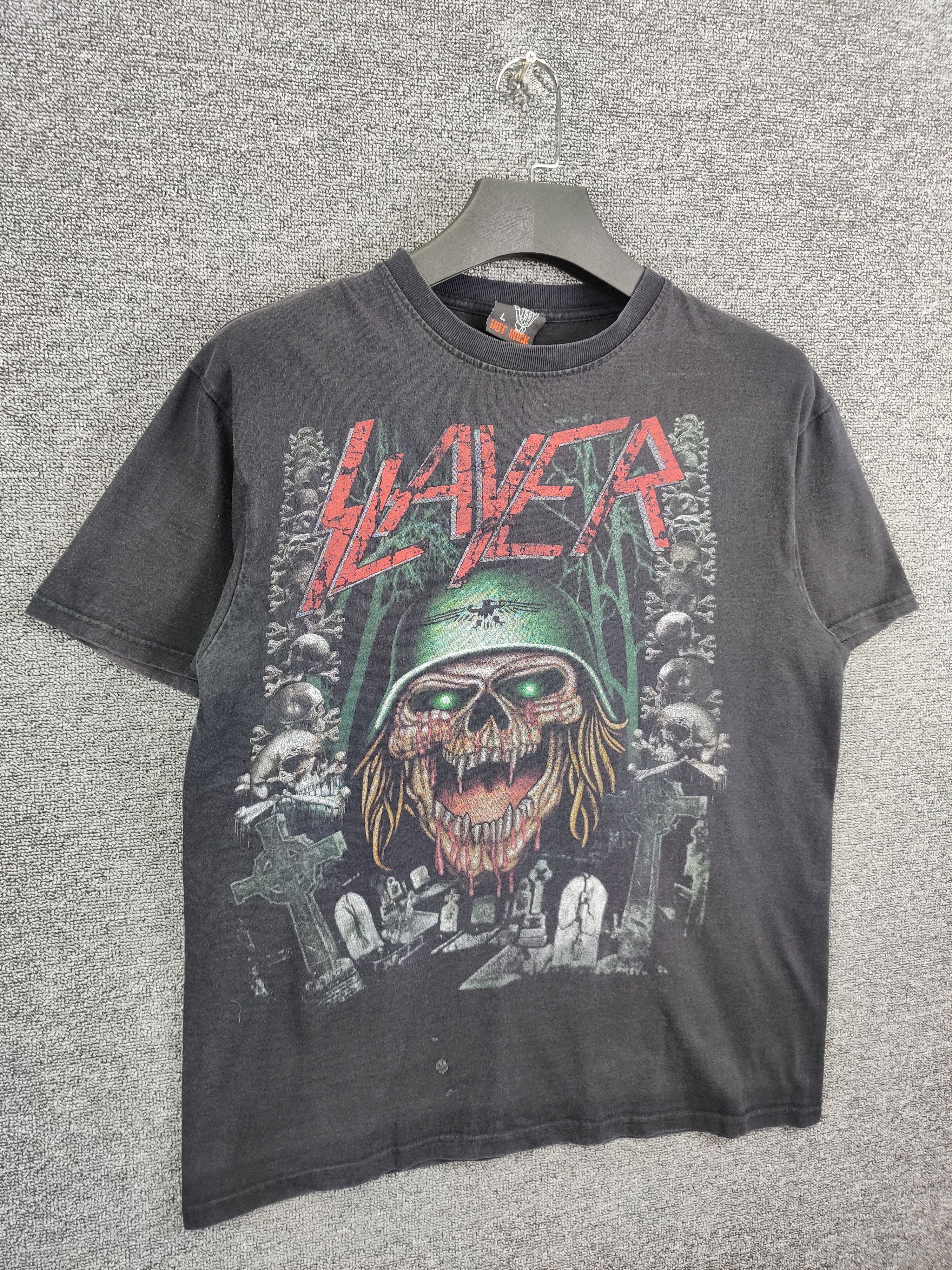 Band Tees Vintage Slayer War Chest Band Tee Tshirt Size US L / EU 52-54 / 3 - 4 Thumbnail