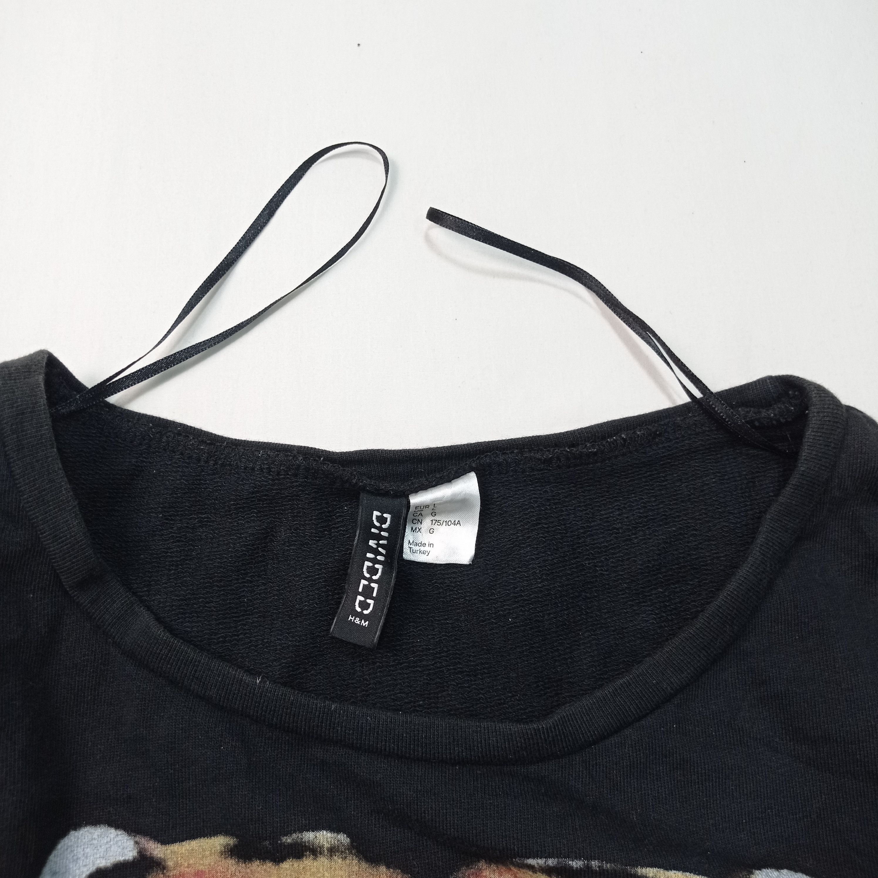 Divided Divided X H&M Tiger Logo Crop Top Shirt Size L / US 10 / IT 46 - 3 Thumbnail