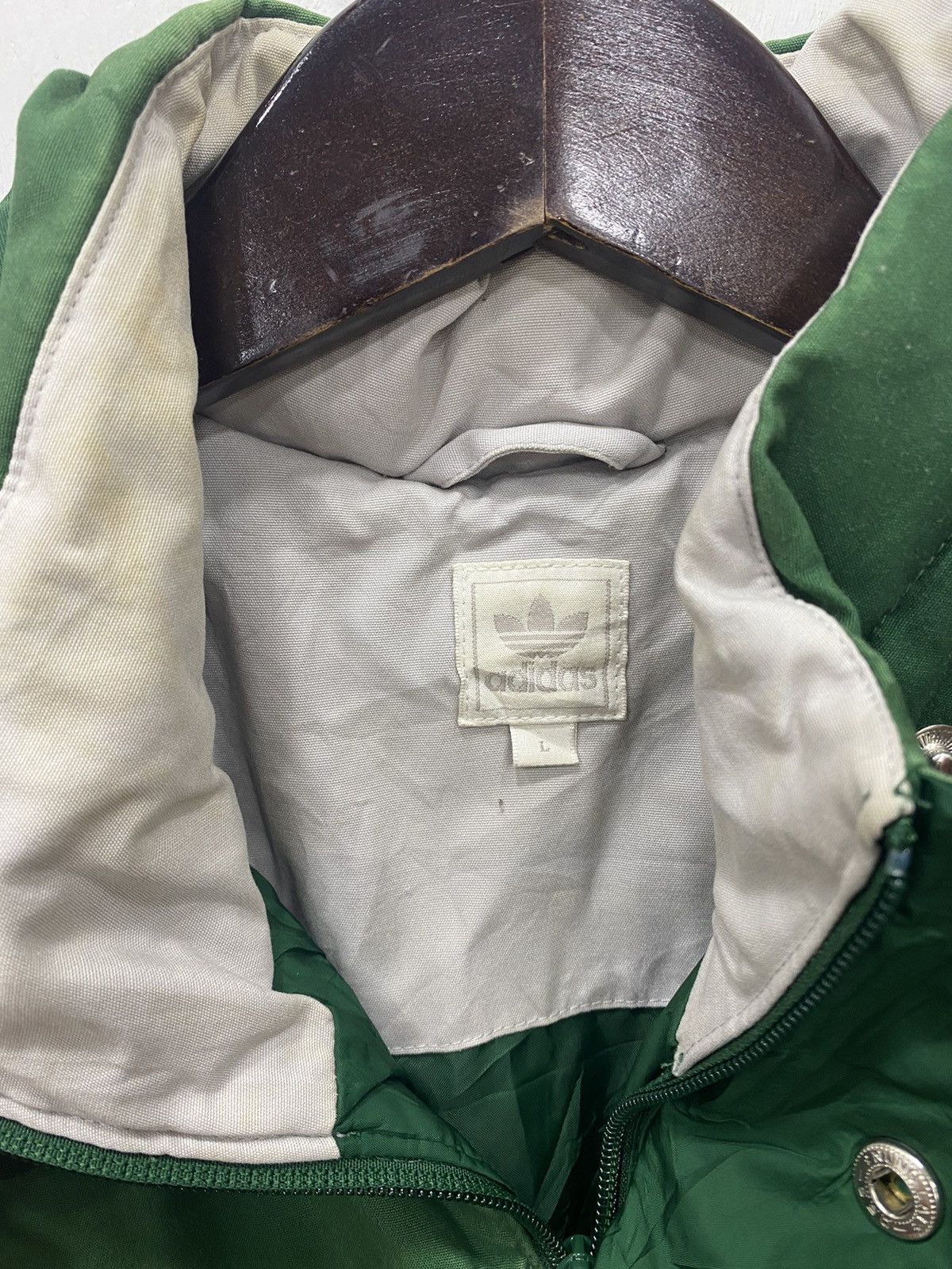 Adidas 💥VINTAGE ADIDAS puffer jacket bomber sweater Size US L / EU 52-54 / 3 - 11 Thumbnail