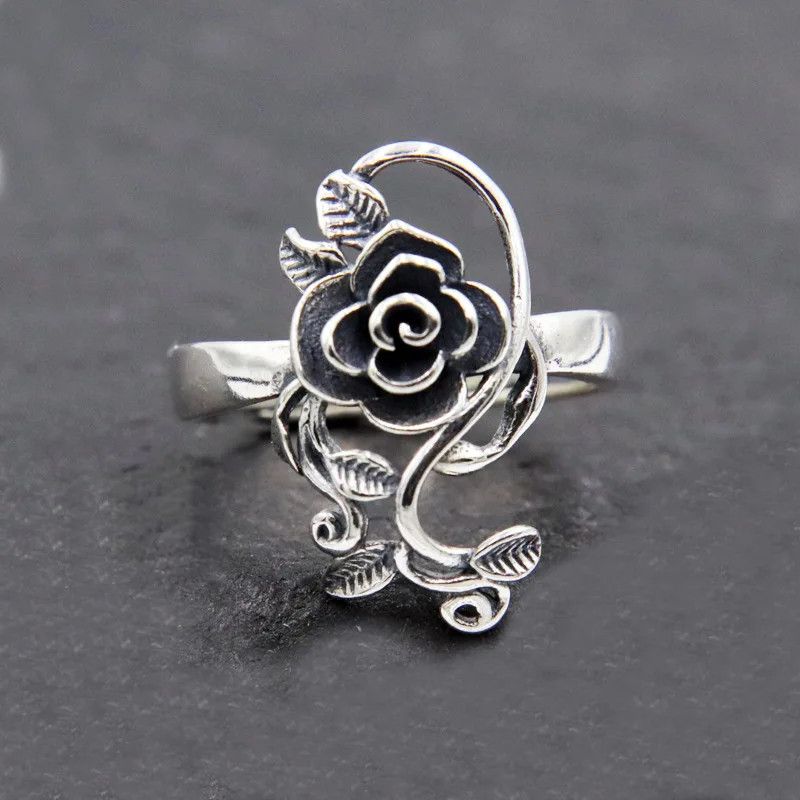 Jewelry Big Flower Ring Size ONE SIZE - 4 Thumbnail