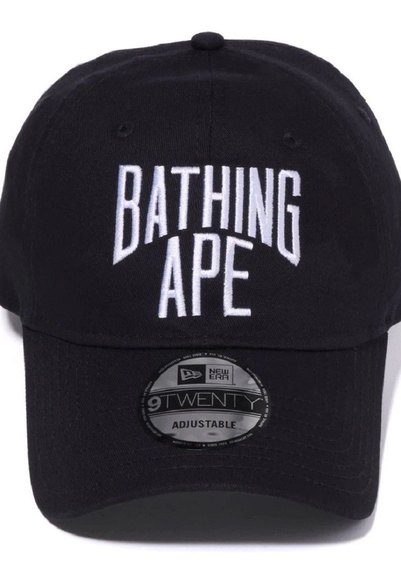image of Bape x New Era Nyc Logo New Era 9Twenty Cap in Black, Men's