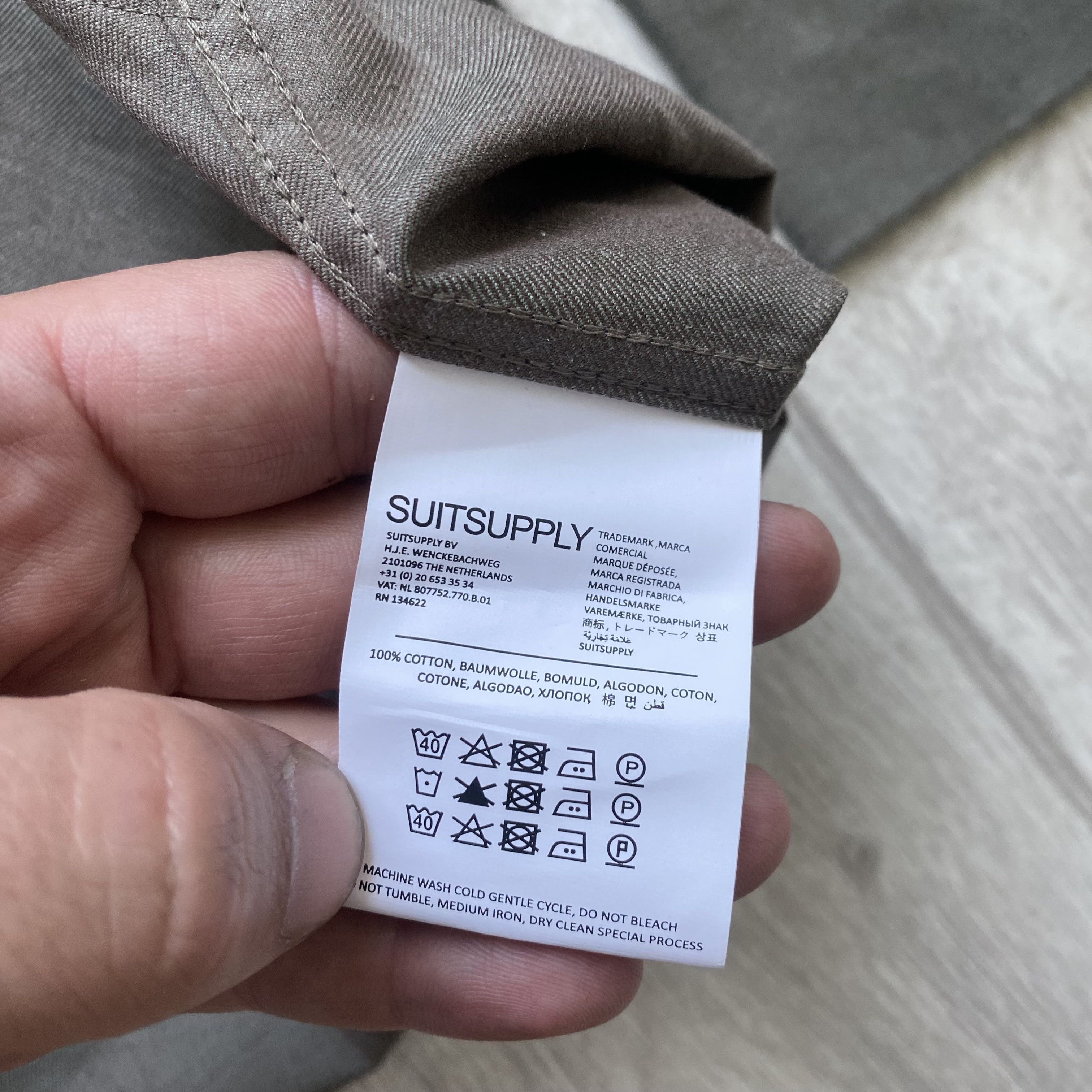 Suitsupply Suitsupply Egyptian Cotton button up shirt luxury Size US S / EU 44-46 / 1 - 6 Thumbnail