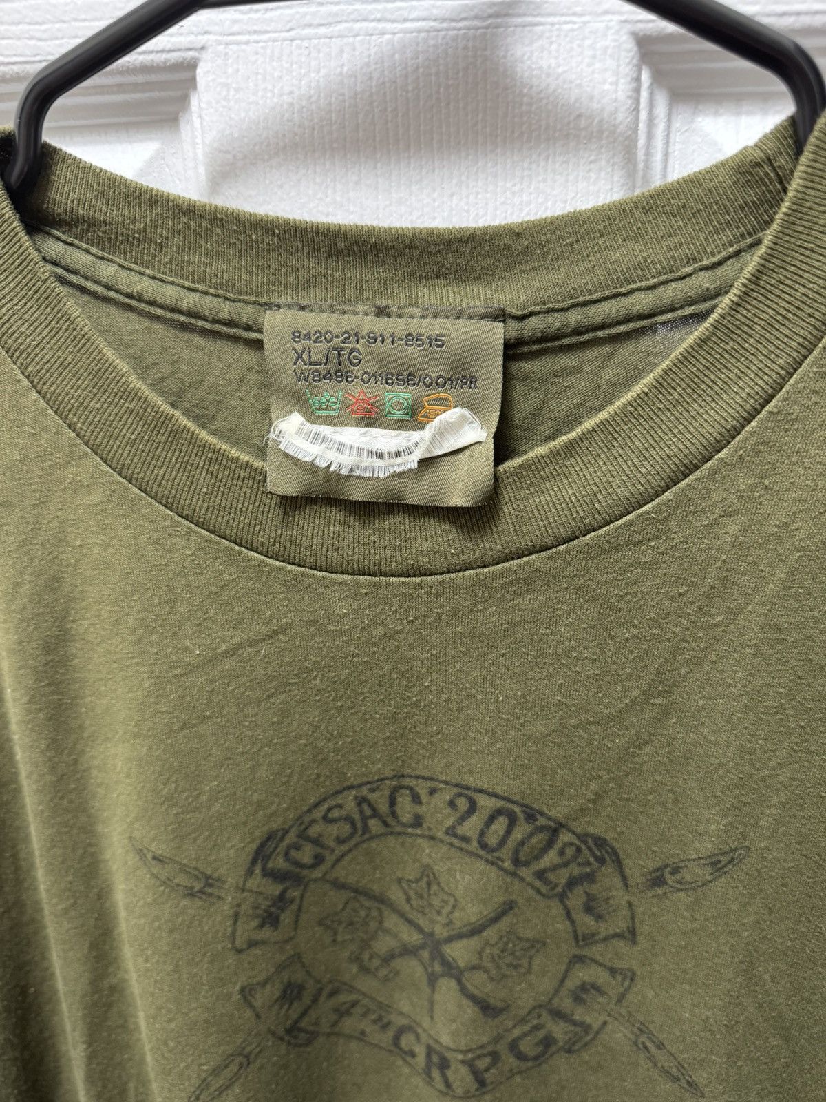 Vintage Military Vintage 2002 CFSAC Small Arms Team Green Canada Size US XL / EU 56 / 4 - 4 Thumbnail