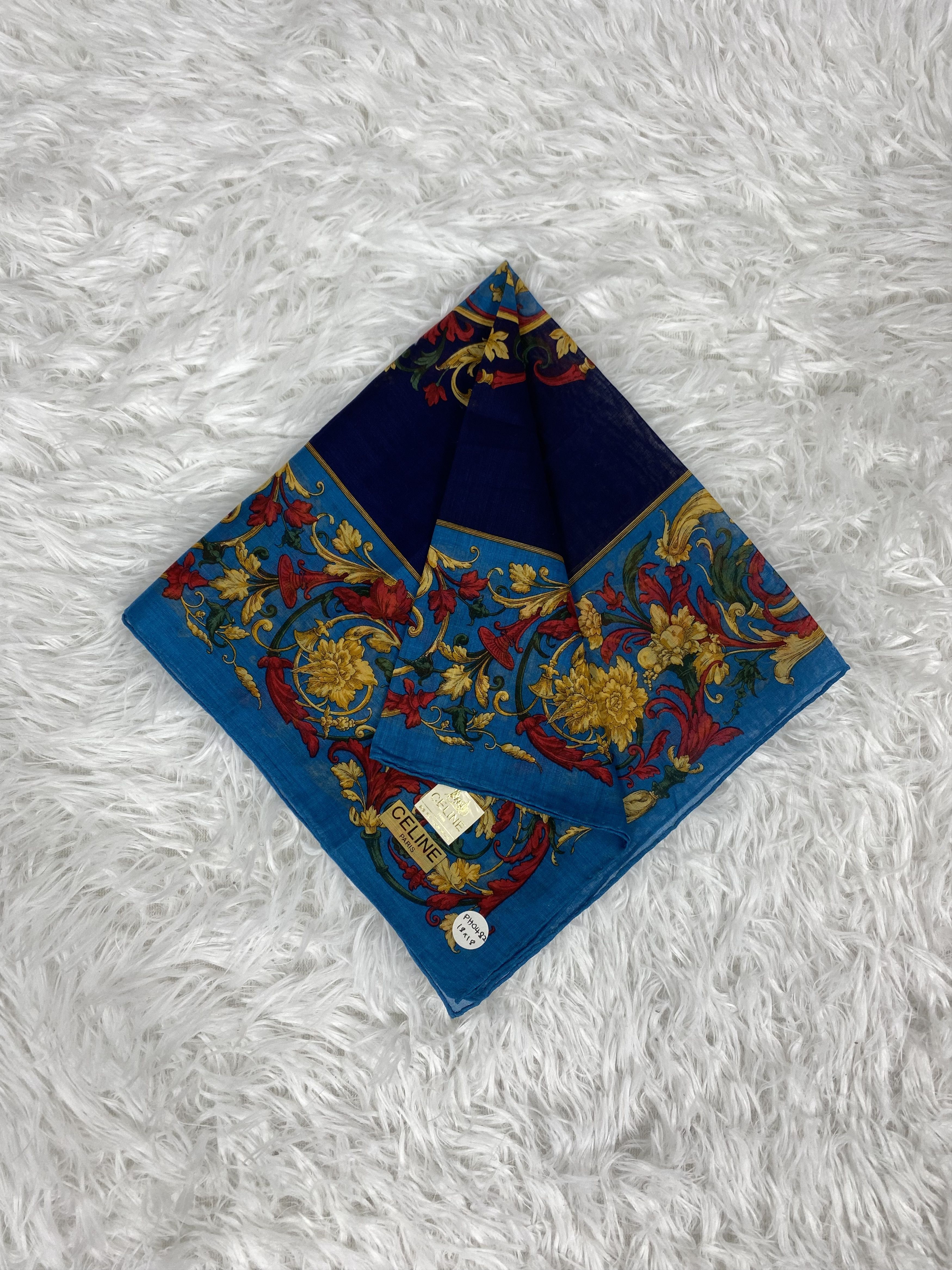 Celine × Vintage Vintage Celine Handkerchief Neckerchief PH0482 Size ONE SIZE - 1 Thumbnail