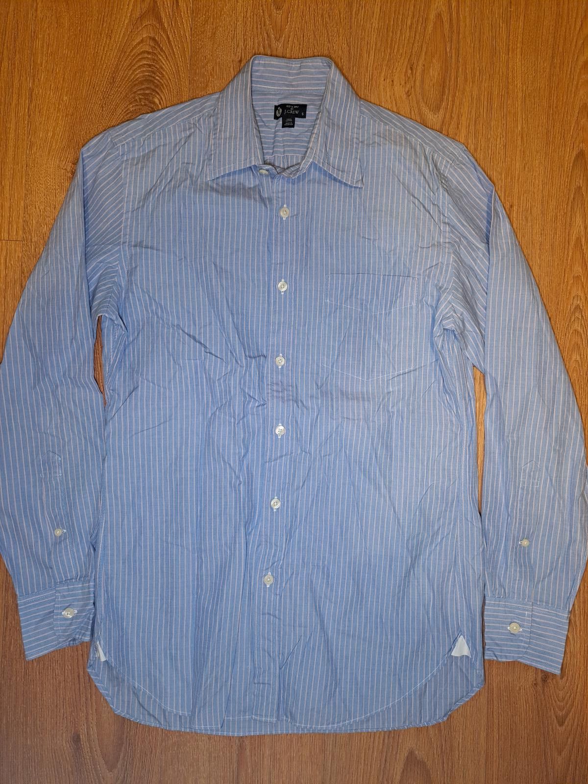 J.Crew J Crew Button Up Dress Shirt Mens Small Blue Cotton Size US S / EU 44-46 / 1 - 1 Thumbnail