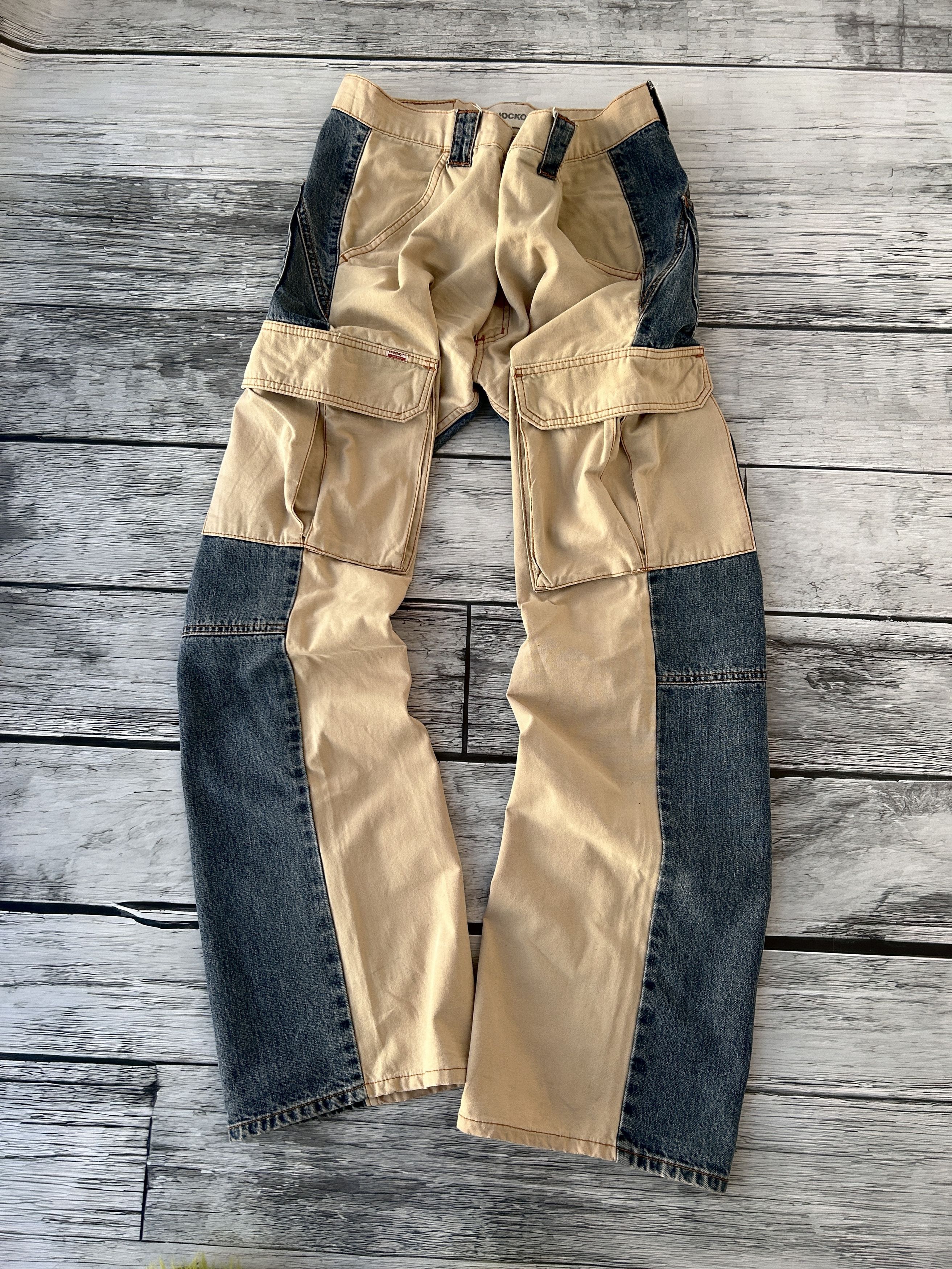 Vintage Vintage Double Side Balenciaga Style Cargo Pants 90s Size US 34 / EU 50 - 1 Thumbnail