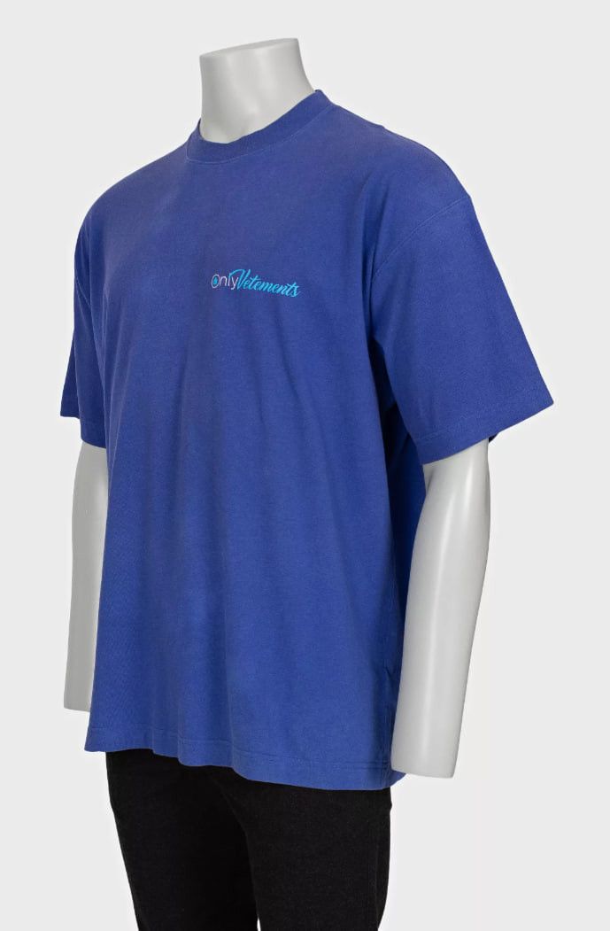 Vetements Vetements 'OnlyVetements' OnlyFans Logo T-Shirt Blue Size US S / EU 44-46 / 1 - 3 Thumbnail