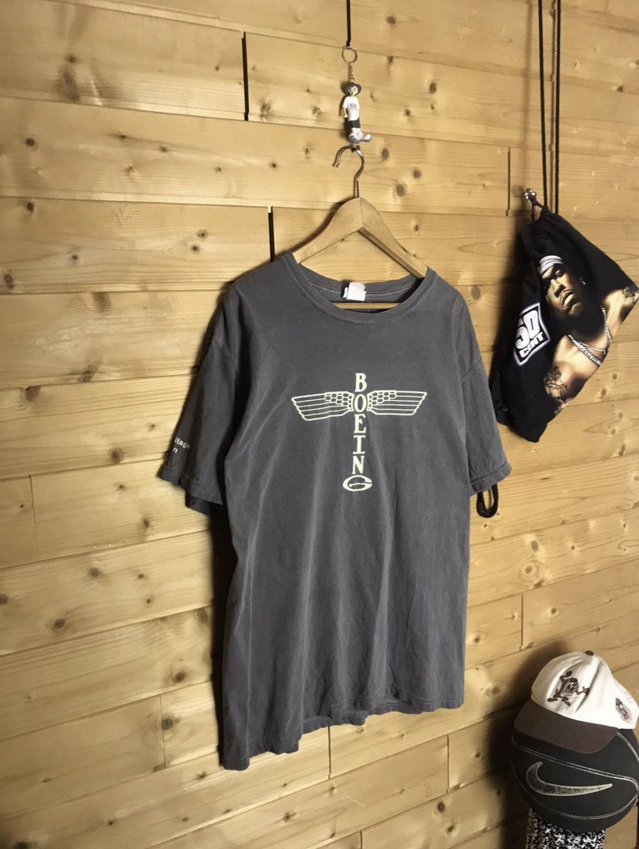 Vintage Vintage Boeing t shirt Size US L / EU 52-54 / 3 - 1 Thumbnail