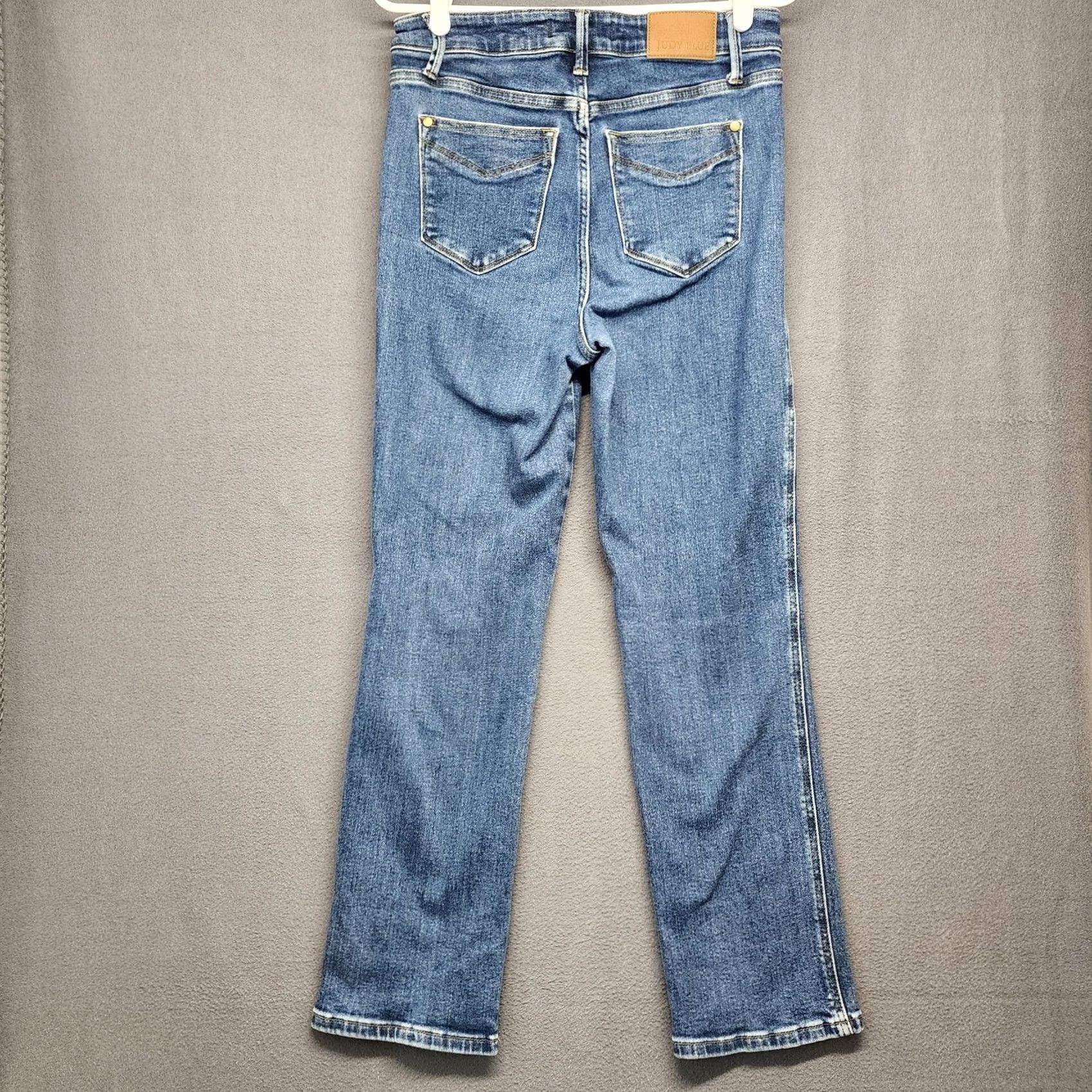 Denime Judy Blue Jeans Womens 9/29 Blue Stretch Straight Leg Mid Rise Denim Boutique Jeans 29 Regular Womens Size 29" - 2 Thumbnail