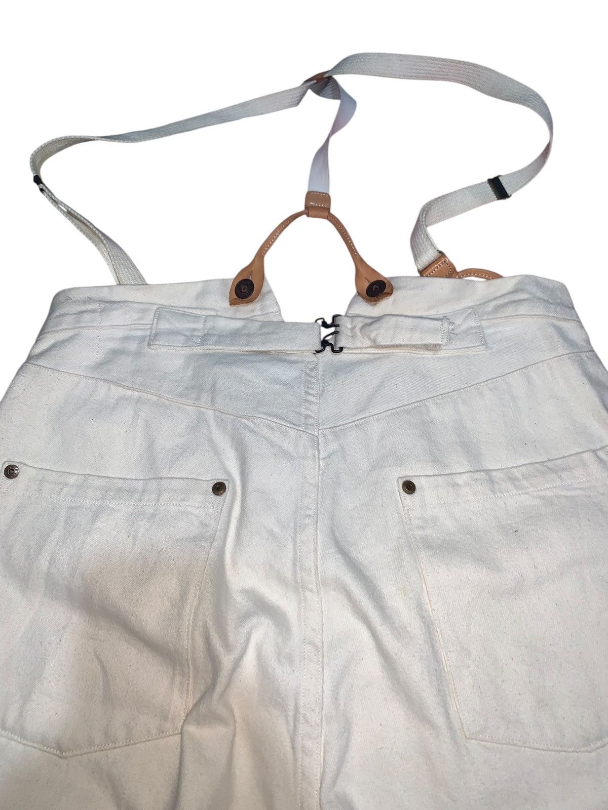 Japanese Brand Vtg RNA INC japan suspenders baggy jeans white Size US 32 / EU 48 - 9 Thumbnail