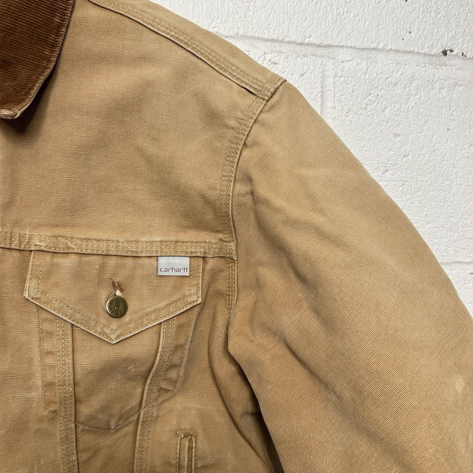 Carhartt Vintage 100 Year Carhartt Blanket-Lined Trucker Jacket “Tan" Size US M / EU 48-50 / 2 - 7 Thumbnail