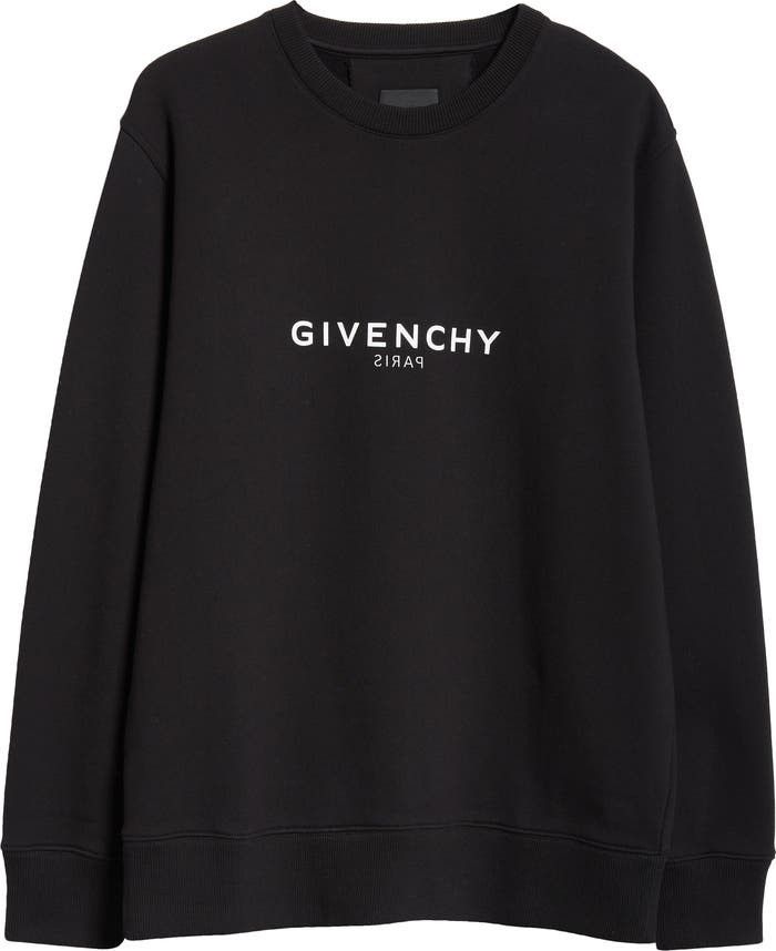 Givenchy Givenchy Reverse Logo Cotton Crewneck Sweatshirt Size US M / EU 48-50 / 2 - 3 Thumbnail