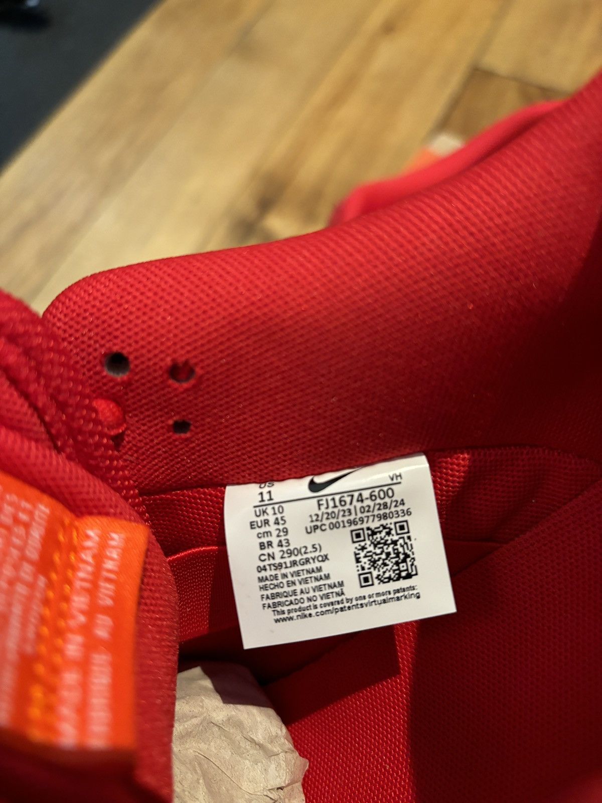 Nike Nike Dunk Low SB Orange Label Red Gum Size US 11 / EU 44 - 7 Thumbnail