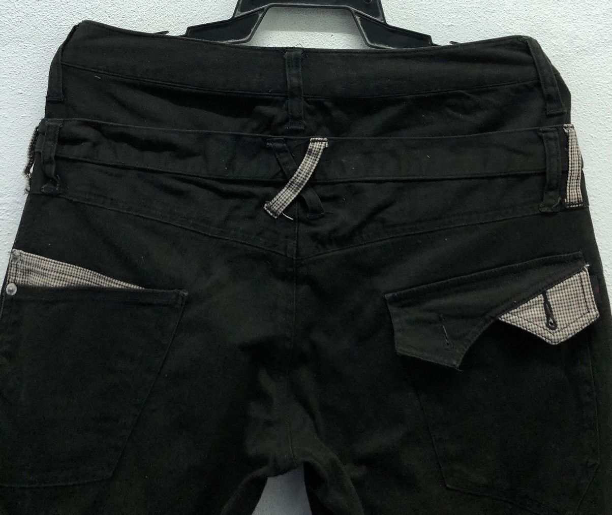 Vintage Bee Bell Black Cropped Pants with Contrast Pockets – Size 3 Size US 33 - 4 Thumbnail