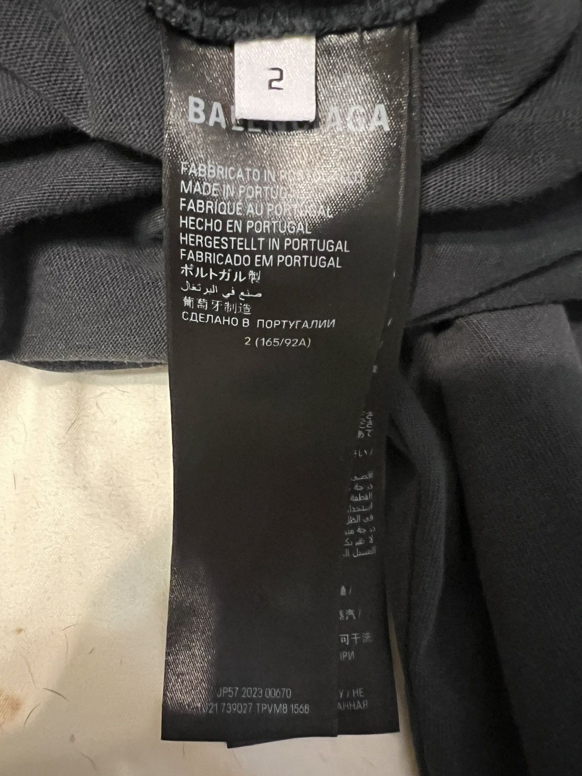 Balenciaga Balenciaga Offshore Long Sleeve T-shirt Size US M / EU 48-50 / 2 - 5 Thumbnail