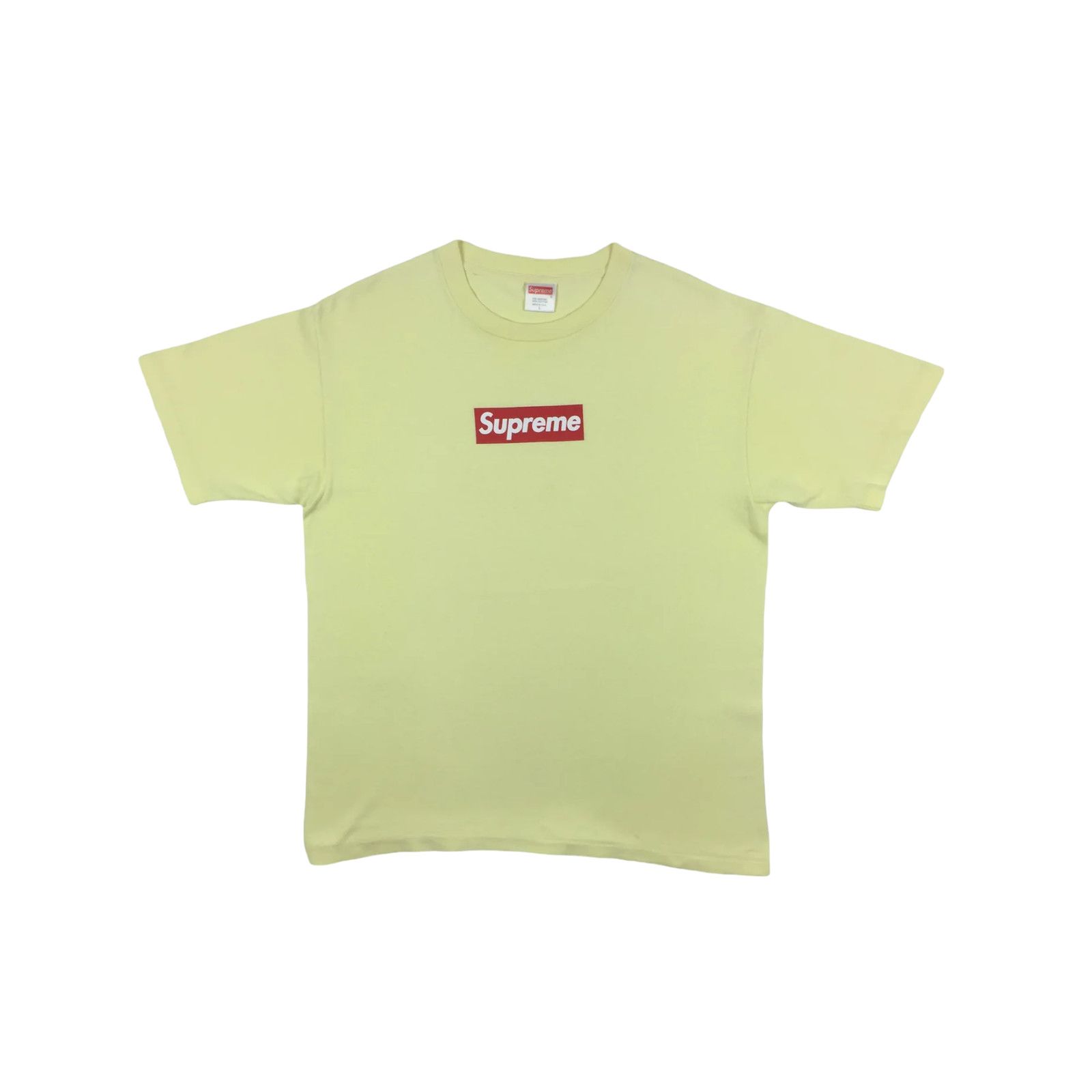 Supreme 1999 Supreme Red Lemon Box Logo Tee Size US L / EU 52-54 / 3 - 2 Thumbnail