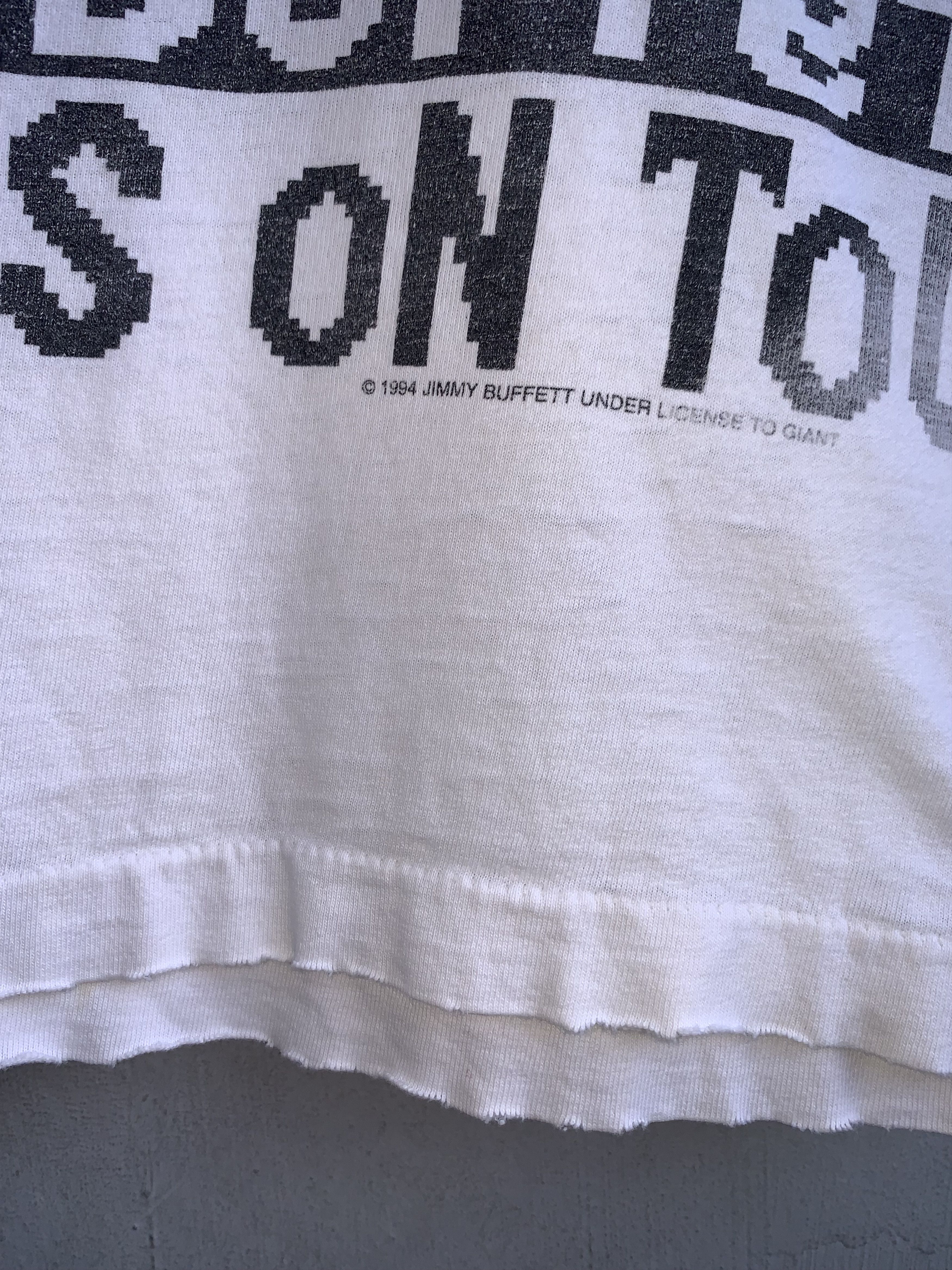 Band Tees Jimmy Buffett Fruitcakes on Tour 1994's Vintage Band Shirt Size US L / EU 52-54 / 3 - 2 Thumbnail