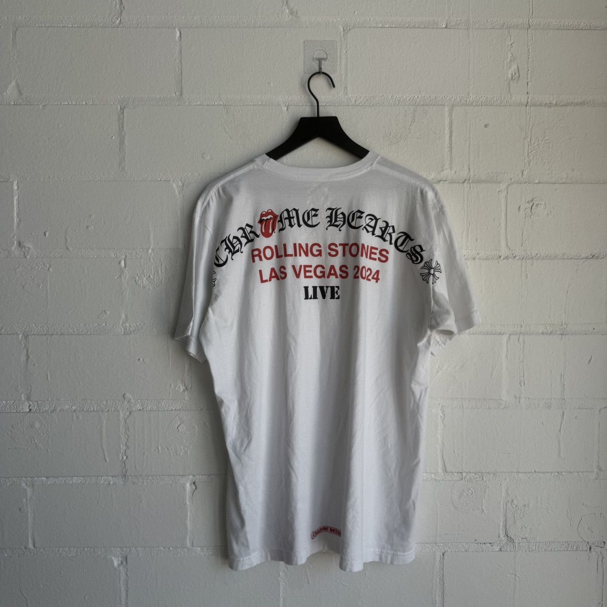 Chrome Hearts Chrome Hearts Rolling Stones Exclusive T-shirt Size US XL / EU 56 / 4 - 4 Thumbnail