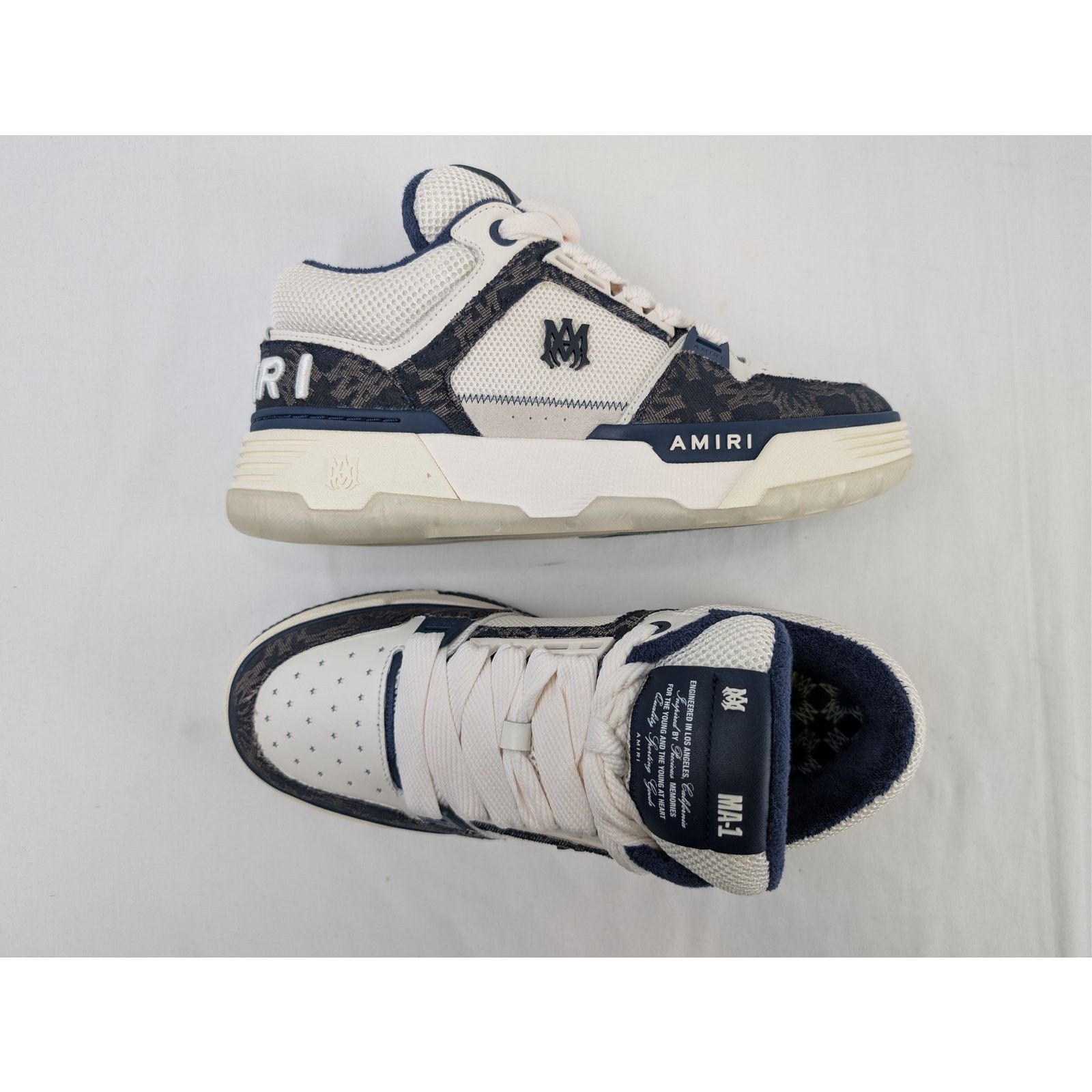Amiri o1rshd1 MA Quad MA-1 Sneakers in Midnight Indigo Size US 14 / EU 47 - 1 Thumbnail